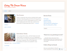 Tablet Screenshot of livingthedreamhouse.wordpress.com