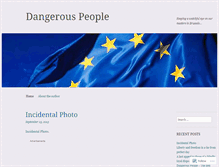 Tablet Screenshot of dangerouspeople.wordpress.com