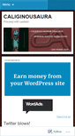 Mobile Screenshot of caliginousaura.wordpress.com
