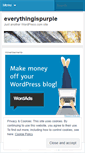 Mobile Screenshot of everythingispurple.wordpress.com