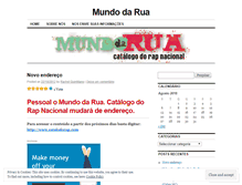Tablet Screenshot of mundodarua.wordpress.com