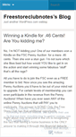 Mobile Screenshot of freestoreclubnotes.wordpress.com