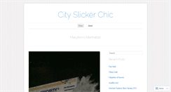 Desktop Screenshot of cityslickerchic.wordpress.com