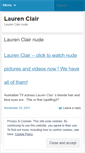 Mobile Screenshot of laurenclair.wordpress.com