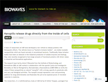 Tablet Screenshot of biowaves.wordpress.com
