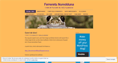 Desktop Screenshot of ferreretsnuredduna.wordpress.com