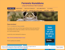 Tablet Screenshot of ferreretsnuredduna.wordpress.com