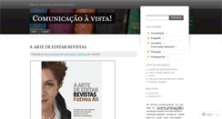 Desktop Screenshot of comunicacaoavista.wordpress.com