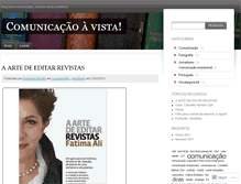 Tablet Screenshot of comunicacaoavista.wordpress.com