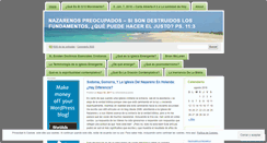Desktop Screenshot of nazarenoespanol.wordpress.com