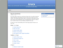 Tablet Screenshot of anara.wordpress.com