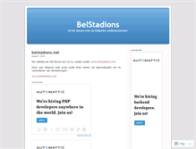 Tablet Screenshot of belstadions.wordpress.com