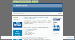 Desktop Screenshot of hamrofacebook.wordpress.com