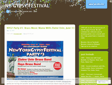 Tablet Screenshot of nygypsyfest.wordpress.com