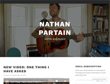 Tablet Screenshot of partainwordsandmusic.wordpress.com