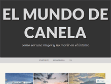 Tablet Screenshot of canela.wordpress.com