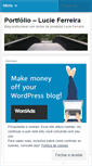 Mobile Screenshot of lucieferreira.wordpress.com