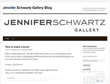 Tablet Screenshot of jenniferschwartzgallery.wordpress.com