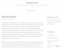 Tablet Screenshot of fynralyl.wordpress.com
