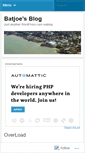 Mobile Screenshot of batjoe.wordpress.com