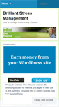 Mobile Screenshot of brilliantstressmanagement.wordpress.com