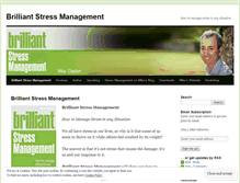 Tablet Screenshot of brilliantstressmanagement.wordpress.com