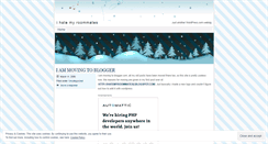 Desktop Screenshot of ihatemyroommates.wordpress.com