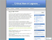 Tablet Screenshot of criticalmasslegnano.wordpress.com