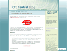 Tablet Screenshot of ctecentral.wordpress.com