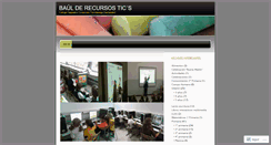 Desktop Screenshot of baulrecursostics.wordpress.com