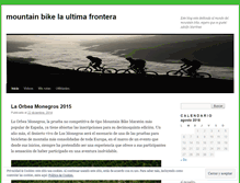 Tablet Screenshot of mountainbikelaultimafrontera.wordpress.com
