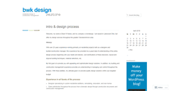 Desktop Screenshot of bwkdesign.wordpress.com