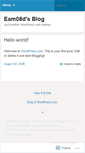 Mobile Screenshot of eam08d.wordpress.com