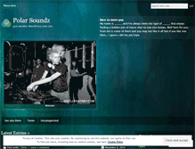 Tablet Screenshot of polarsoundz.wordpress.com