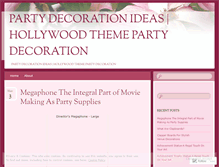 Tablet Screenshot of partydecorationideas.wordpress.com