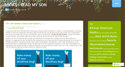 Desktop Screenshot of booksireadmyson.wordpress.com