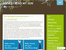 Tablet Screenshot of booksireadmyson.wordpress.com