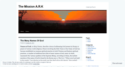 Desktop Screenshot of missionark.wordpress.com