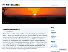 Tablet Screenshot of missionark.wordpress.com