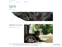 Tablet Screenshot of lyracat.wordpress.com