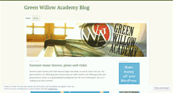Desktop Screenshot of greenwillowmusic.wordpress.com