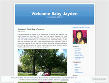 Tablet Screenshot of jaydensmom.wordpress.com