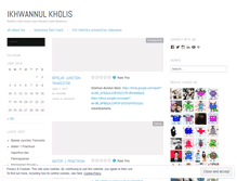 Tablet Screenshot of ikkholis27.wordpress.com