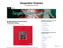 Tablet Screenshot of desperationtentacles.wordpress.com