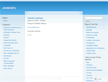 Tablet Screenshot of jonkind.wordpress.com