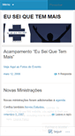 Mobile Screenshot of euseiquetemmais.wordpress.com
