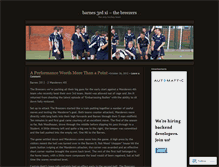 Tablet Screenshot of barnesbreezers.wordpress.com