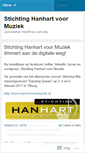 Mobile Screenshot of hanhartvoormuziek.wordpress.com