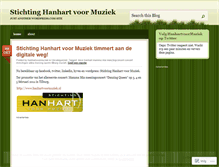 Tablet Screenshot of hanhartvoormuziek.wordpress.com