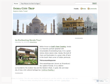 Tablet Screenshot of indiacitytrip.wordpress.com